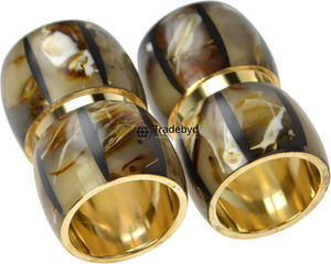 Anillo para Servilletas Hecho a Mano con Cuerno, Estilo Rústico Ecológico, Decoración de Mesa de Comedor Natural de Lujo para Regalos, Tradebyd - Product Image 4