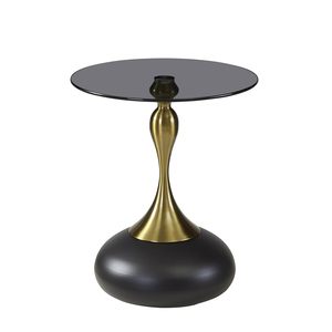 Table basse moderne personnalisable avec base en métal, design industriel, meuble de salon avec étagère de rangement - Product Image 4