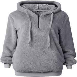 เสื้อสเวตเชิ้ตเดรสผู้หญิงแบบสวมหัวสำหรับฤดูหนาว ผ้าฝ้ายฟลีซ 100% ทรงโอเวอร์ไซส์ มีฮู้ด ระบายอากาศ กันลม ปักลาย - Product Image 1