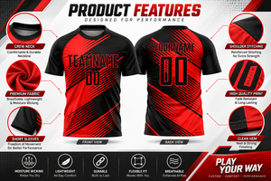 Diseño Personalizado OEM, Impresión Digital Profesional, Duradera, Unisex, Ecológica, Talla Grande, Secado Rápido, Correa Ajustable, para Deportes Electrónicos - Product Image 6