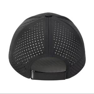<b>Black</b> Breathable Mesh Polyester Baseball Cap Unisex Adult Sporty Outdoor Hat Spring Summer Adjustable - Product Image 4
