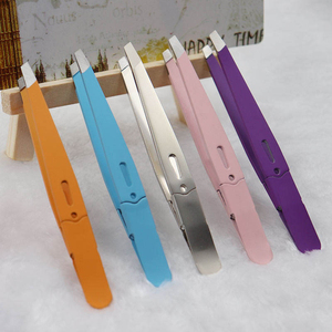 Pinzas de Depilar de Acero Inoxidable con Puntas Finas y Diseños de Animales/Estampados Divertidos para Belleza y Cuidado Personal Profesional - Product Image 6
