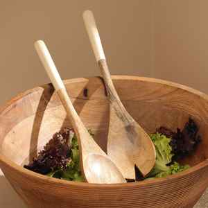 Cuillères à Porridge en Bois pour la Cuisine, Lot de 3 Pièces, Ustensiles de Table pour la Maison et la Cuisine, Accessoires de Cuisine 22,5/18,5 cm - Product Image 5