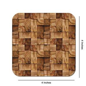 Designer Wooden MDF <b>Drink</b> <b>Coasters</b> Stylish Coffee Cup Pads for Home Office Kitchen Bar Perfect Housewarming Gift - Product Image 3