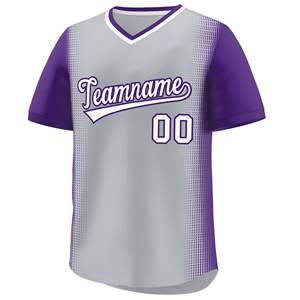 เสื้อเบสบอลชายหญิง เนื้อผ้านุ่มสบาย ติดกระดุม สำหรับฝึกซ้อม แข่งขัน ชุดลำลอง สตรีทแวร์ ชุดแฟนคลับ สไตล์ลำลอง - Product Image 4