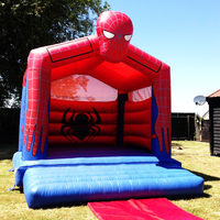 Château gonflable Spiderman THUY LINH avec toboggan, en PVC écologique, pour usage intérieur, maternelle, commercial, fête, parc de trampolines