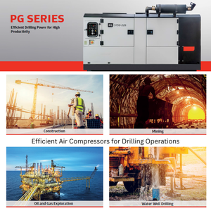 Fabricant de compresseurs d'air portables, compresseur à vis haute pression pour les projets pétroliers, gaziers et d'infrastructure - Product Image 6