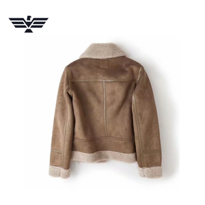 Chaqueta Bomber de PU para Mujer, Color Negro Sólido, Cuello Alto, Manga Larga, Transpirable, Resistente al Viento, para Otoño - Product Image 5