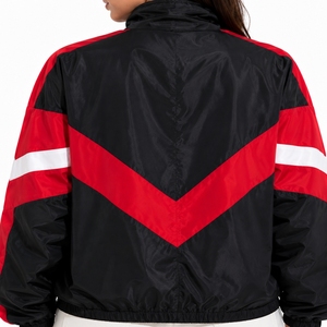 Women Custom Color Block Windbreaker <b>Jacket</b> Casual <b>Zip</b> <b>Up</b> Streetwear Outdoor OEM Manufacturer Everyday Wear <b>Jacket</b> For Women - Product Image 6