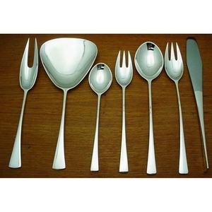 Têtes de cuillère forgées vierges couverts couteau à dîner cuillères et fourchette ensemble de couverts cadeau de mariage avec longue poignée plate grande louche - Product Image 1