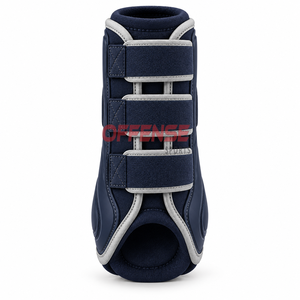 Botas de protección para caballos con amortiguación suave, tela resistente y diseño práctico para un entrenamiento y equitación diaria cómodos. - Product Image 4