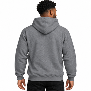 Sudadera con Capucha Premium de Sarga con Letras Phi Beta Sigma y Diseño de Símbolo Griego en el Pecho, Estilo Cómodo Tipo Pullover con Dobladillo Acanalado - Product Image 2