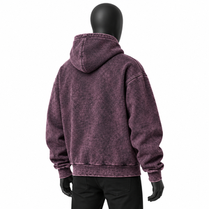 Hoodie Oversize Personnalisé en Tissu Épais Délavé à l'Acide, Marque Privée, Unisexe, Streetwear, Vente en Gros, Fabricant, Fournisseur, Pull en Gros - Product Image 3