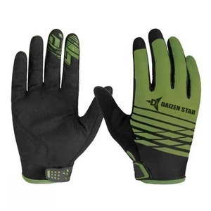 Gants de course Daizen Star à doigts entiers, antidérapants, imprimés, en nylon PU respirant, fermeture auto-agrippante, unisexe, pour l'extérieur, MOTOCROSS - Product Image 1