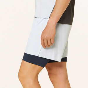 Custom Logo Double <b>Layers</b> Breathable Lining Sporty Eco-Friendly Waterproof Sports Workout Gym Men's Performance Running - Product Image 4