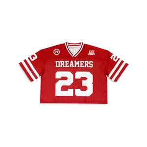 Camiseta Boxy para Hombre, Personalizada, Deportiva, de Malla de Poliéster, Corta, Oversize, con Logo Impreso, para Equipo, Estilo Urbano - Product Image 2