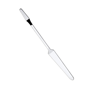 Stainless Steel <b>Foundation</b> Makeup Spatula Double Edged Spatula For Small Face Pouch Included For Clean Storage - Product Image 1
