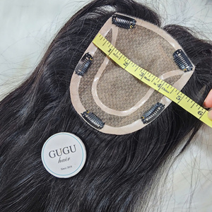 ผมต่อแบบแฮนด์เมด Guguhair แท้ 100%  ฐานไหมเวียดนาม  แบบคลิปหนีบ  พร้อมหนังกำพร้าผม - Product Image 3