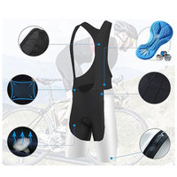 Ensemble de maillot de cyclisme sublimé pour homme, noir et bleu, motif géométrique, manches courtes, avec cuissard respirant, uniforme de cyclisme d'été
