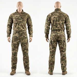 Conjunto de Uniforme de Seguridad de Camuflaje Digital Ripstop de Polialgodón de 240 GSM Premium, con Logotipo Bordado Personalizado - Product Image 1