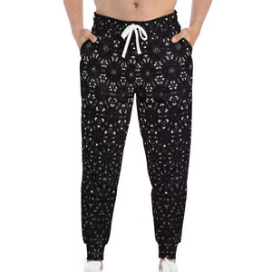 Custom Logo Design Sublimation Lightweight High Quality Casual Men <b>Flared</b> <b>Sweatpants</b> Professional Breathable Eco-Friendly - Product Image 4