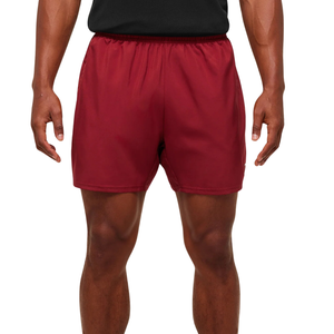 Pantalones Cortos Deportivos para Hombre, Corte Ajustado de 5 Pulgadas, Ligeros, para Entrenamiento, Gimnasio, Running, Color Borgoña - Product Image 1