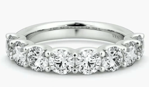 Anillo de Compromiso con Diamante de Corte Redondo, Clásico para Mujer, Diamantes Naturales y Cultivados en Laboratorio - Product Image 4
