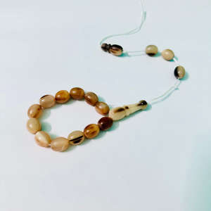 Fait à la main 33 pièces musulman Tasbih Real Touch eau corne de buffle perles de prière antioxydant chapelet islamique turc Misbah - Product Image 2