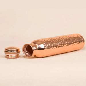 Nouvelle arrivée : Bouteille d'eau en cuivre de qualité supérieure, avec diamants, bouteille d'eau en cuivre de qualité supérieure, bouteille d'eau en cuivre courte de qualité supérieure - Product Image 2