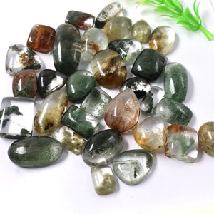 Cabochon de Quartz de jardin naturel de haute qualité pierre précieuse de cristal en vrac pour la fabrication de bijoux en gros Lot Cabochons de propriété de guérison - Product Image 3