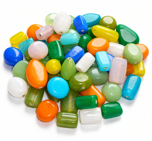 Decorative Assorted Glass <b>Beads</b> for Jewelry Making Colorful Loose <b>Beads</b> for Bracelets Necklaces Earrings Crafts School Supplies - Product Image 1