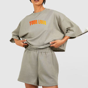 Servicio OEM del Fabricante, Conjunto de Pantalones Cortos de Yoga para Mujer, Diseño Sólido, Ecológico, Spandex/Poliéster, Talla Grande, 2 Piezas, Precio al por Mayor - Product Image 4