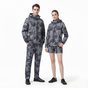 เสื้อแจ็คเก็ตกันลมแบบสวมหัว ผ้า softshell มีฮู้ดปรับได้ สำหรับผู้ชายและผู้หญิง ใส่ได้ทั้งในบ้านและนอกบ้าน - Product Image 3