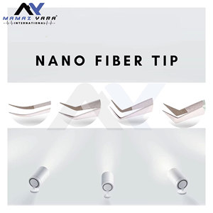 Pinzas Profesionales Color Verde Azulado para Extensiones de Pestañas, Agarre de Diamante, Acero Inoxidable, Punta de Fibra, Juego de 4 Piezas - Product Image 5