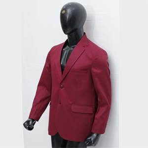 Blazer Entallado con Cuello en V para Hombre, Personalizado con Logotipo de Fábrica, OEM ODM, Chaqueta con Insignia, para Estudiantes, de Alta Calidad y Transpirable - Product Image 2