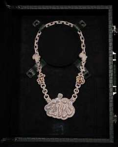 Collar con Colgante de Dragón de Moissanita con Corte Brillante Personalizado, Estilo Hiphop, Chapado en Plata de Rodio, Joyería Unisex para Fiestas - Product Image 4