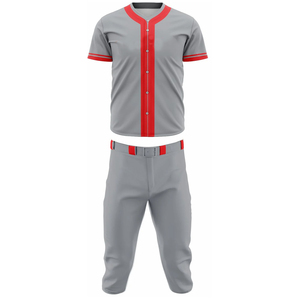 Conjunto de Uniforme de Béisbol para Hombre, Personalizado con Impresión, Pantalones y Camiseta Ligeros, Transpirables, de Poliéster, sin Mangas, Cintura Elástica - Product Image 2