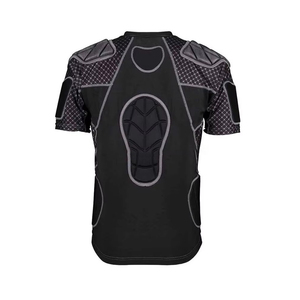 OEM Short Sleeve Padded Base Layer <b>Shirt</b> Football Rugby Protection <b>Shirt</b> Breathable Short Sleeve Padded <b>Compression</b> <b>Shirt</b> - Product Image 3