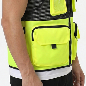 Gilet de travail haute visibilité réfléchissant et respirant pour les travailleurs du bâtiment, gilet de travail haute visibilité pour hommes et femmes - Product Image 6