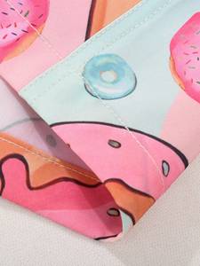 Shorts de Playa para Hombre con Estampado de Donuts, Secado Rápido, Diseño de Dibujos Animados, Cintura Media, Cordón Ajustable y Bolsillos - Product Image 3
