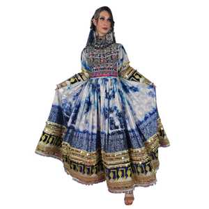 Nouvelle Collection 2026 – Robe Afghane Longue pour Femme, Broderie Lourde, Dentelle, Fermeture Éclair, Grande Taille, Antistatique, Lavable - Product Image 1