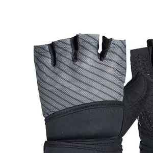 Custom Neoprene Weight Lifting Fitness Gloves Ventilated Design Adjustable Wrist <b>Strap</b> Customizable Color/Size High Quality Wear - Product Image 1