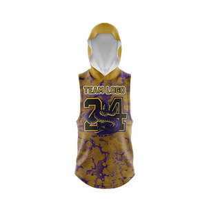 Conjunto de Camiseta de Fútbol Sublimada Personalizada 100% Poliéster, Sin Mangas, con Capucha, Antibacteriana, de Secado Rápido, con Estampado de Dragón y Logotipo del Equipo - Product Image 3