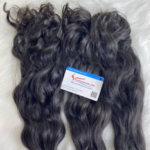 100% ต่อผมมนุษย์ทำจากเส้นด้ายสองชั้น - Product Image 2