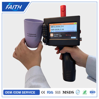 Machine d'impression jet d'encre portable Faith Batch Code pour codage rapide par lots, date d'expiration et numéro de lot sur œufs (TIJ)