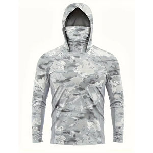 Vêtements de chasse et de pêche personnalisés pour hommes : sweats à capuche camouflage à manches longues pour la chasse au cerf, au cochon et au canard - Product Image 1