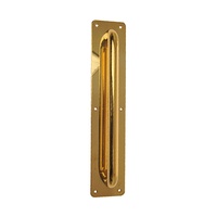 Poignée de porte en laiton vente en gros en laiton tirer et pousser la plaque IB-1003 tirer la poignée sur la plaque disponible au prix de gros de l'Inde