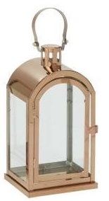 Farol de Metal y Vidrio Más Vendido con Acabado Dorado Brillante, Farol de Metal para Velas para Decoración del Hogar al Aire Libre, Hecho a Mano y Personalizado - Product Image 4