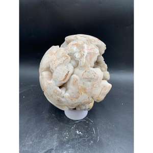 Indonesian Natural Snow Calcite <b>Crystal</b> Ball 19 cm Polished Decorative Display and Collectible Use - Product Image 5