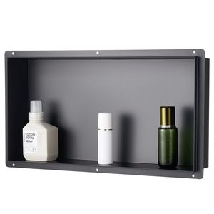 Nicchia Doccia Moderna Senza Cornice in Acciaio Inossidabile 13 X 25 X 4 Pollici, Organizzatore da Incasso a Parete Resistente per Shampoo e Mensole Bagno - Product Image 2